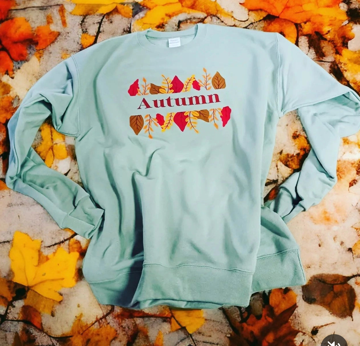 Autumn medium weight sweatshirt with graphic